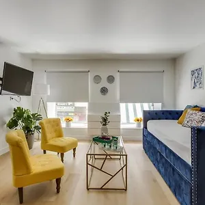 Modern French Country Studio Charm In The Canal Saint Martin 10th District , Paris France